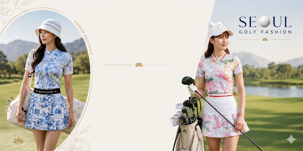 Seoul-Inspired Golfwear — Bộ sưu tập thời trang golf nữ Hàn Quốc Seoul Golf Fashion