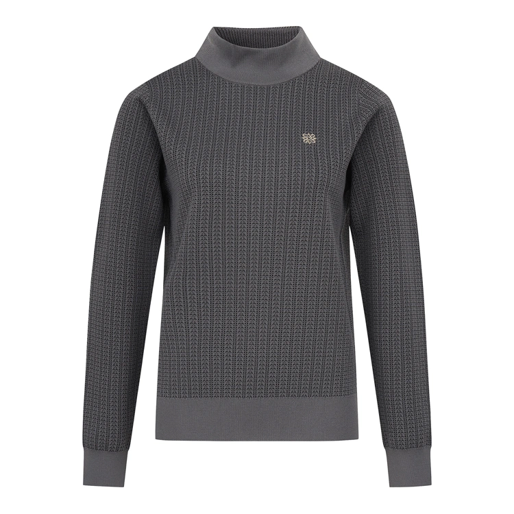 Áo knit golf nữ — St Andrews (Xám) | Seoul Golf Fashion