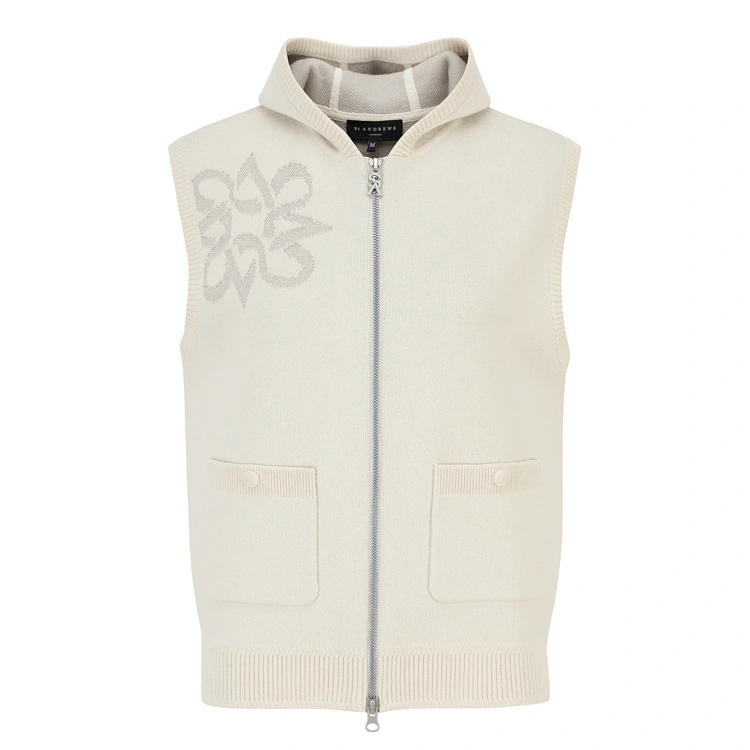 Áo vest golf nữ — St Andrews (Vàng) | Seoul Golf Fashion