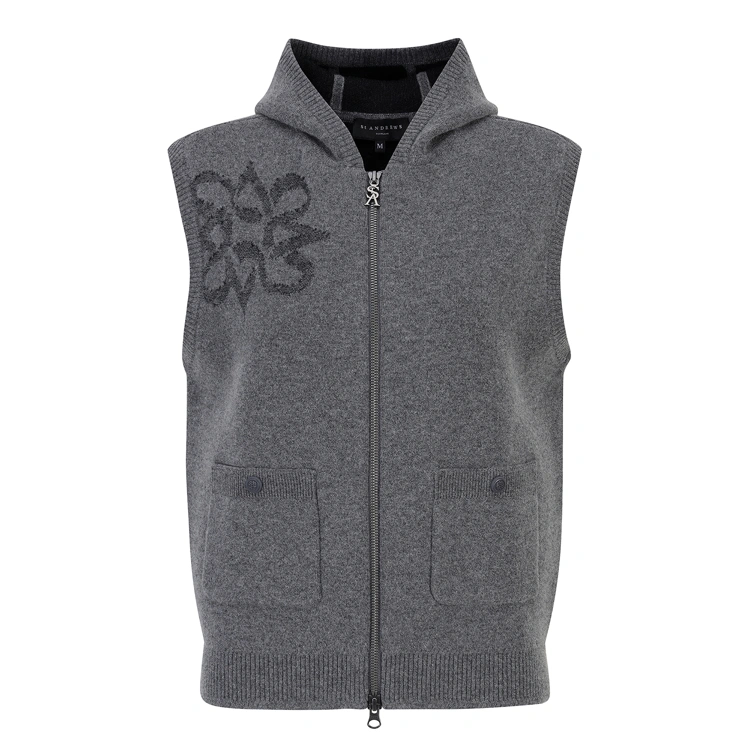 Áo vest golf nữ — St Andrews (Xám) | Seoul Golf Fashion