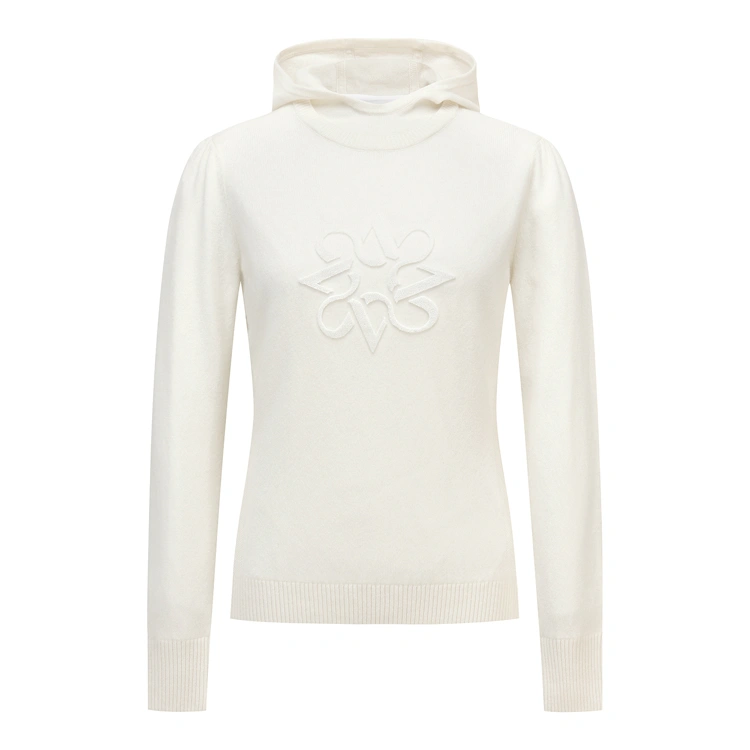 Áo knit golf nữ — St Andrews (Ngà) | Seoul Golf Fashion
