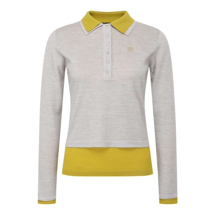 Áo knit golf nữ — St Andrews (Xám) | Seoul Golf Fashion