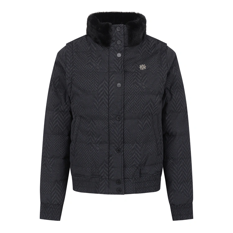 Áo knit golf nữ — St Andrews (Đen) | Seoul Golf Fashion