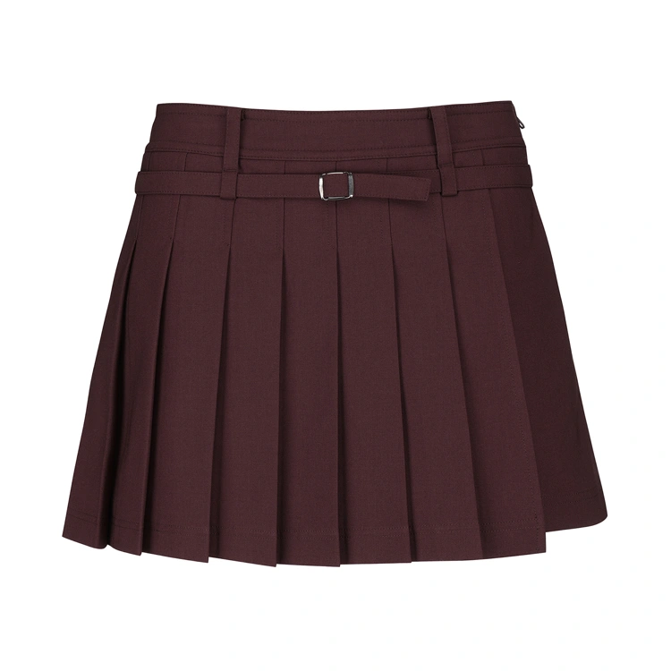 Váy golf nữ — St Andrews (Đỏ rượu vang) | Seoul Golf Fashion
