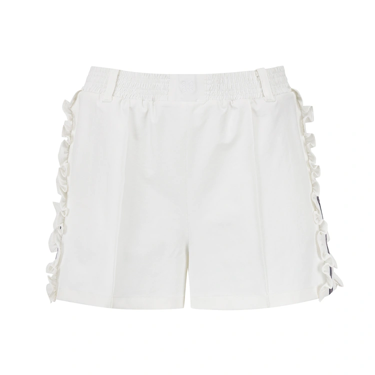 Quần short golf nữ — St Andrews (Trắng) | Seoul Golf Fashion