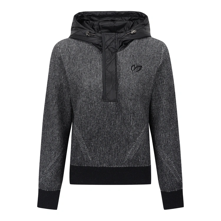 Áo knit golf nữ — Master Bunny Edition (Đen) | Seoul Golf Fashion