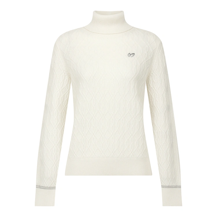 Áo knit golf nữ — Master Bunny Edition (Ngà) | Seoul Golf Fashion