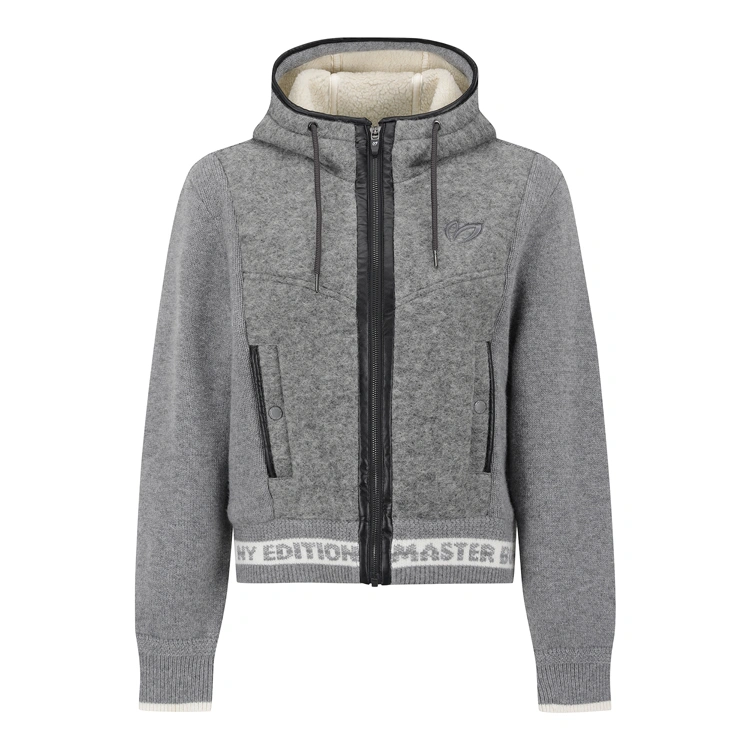 Áo knit golf nữ — Master Bunny Edition (Xám) | Seoul Golf Fashion