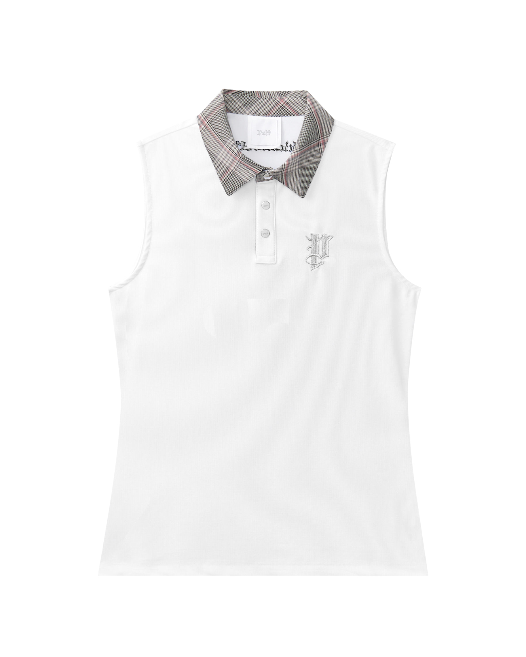 Áo vest golf nữ cổ sơ mi kẻ caro — Pelt | Seoul Golf Fashion