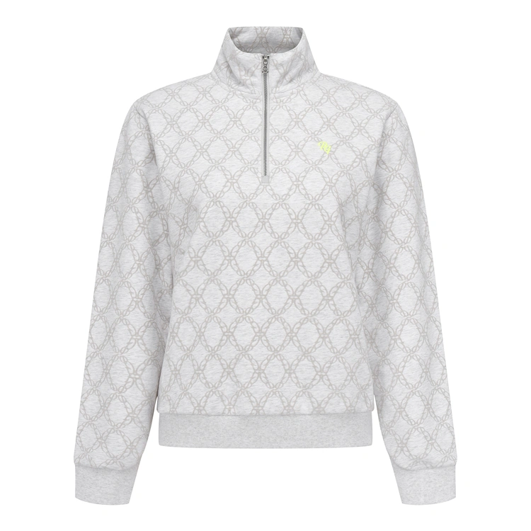 Áo knit golf nữ — Pearly Gates (Xám) | Seoul Golf Fashion