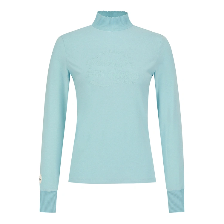 Áo knit golf nữ — Pearly Gates (Xanh dương) | Seoul Golf Fashion