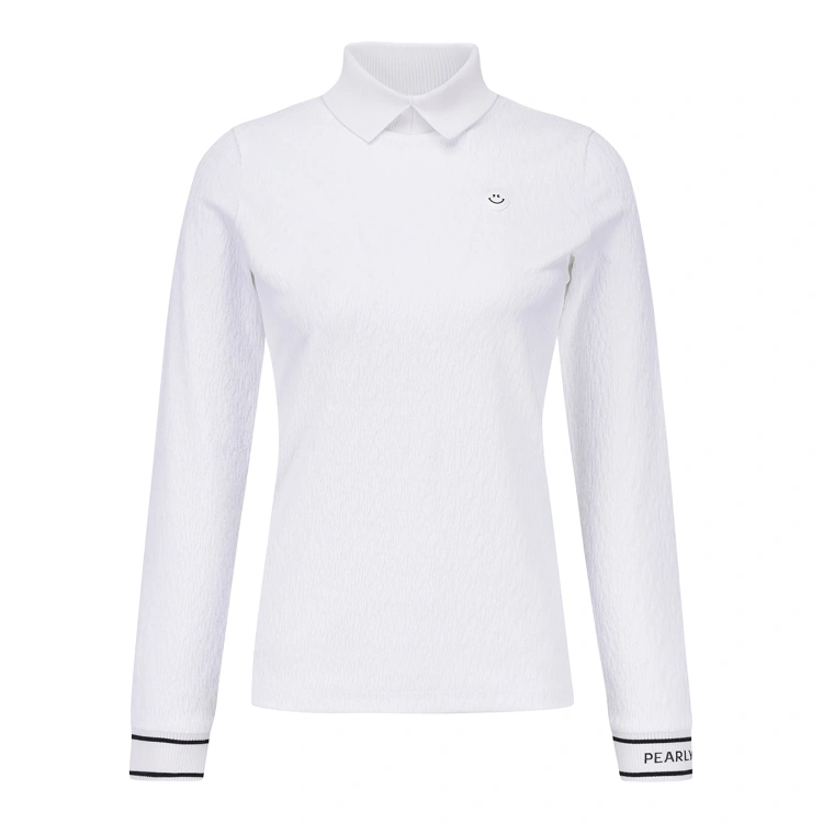 Áo sơ mi golf nữ — Pearly Gates (Trắng) | Seoul Golf Fashion