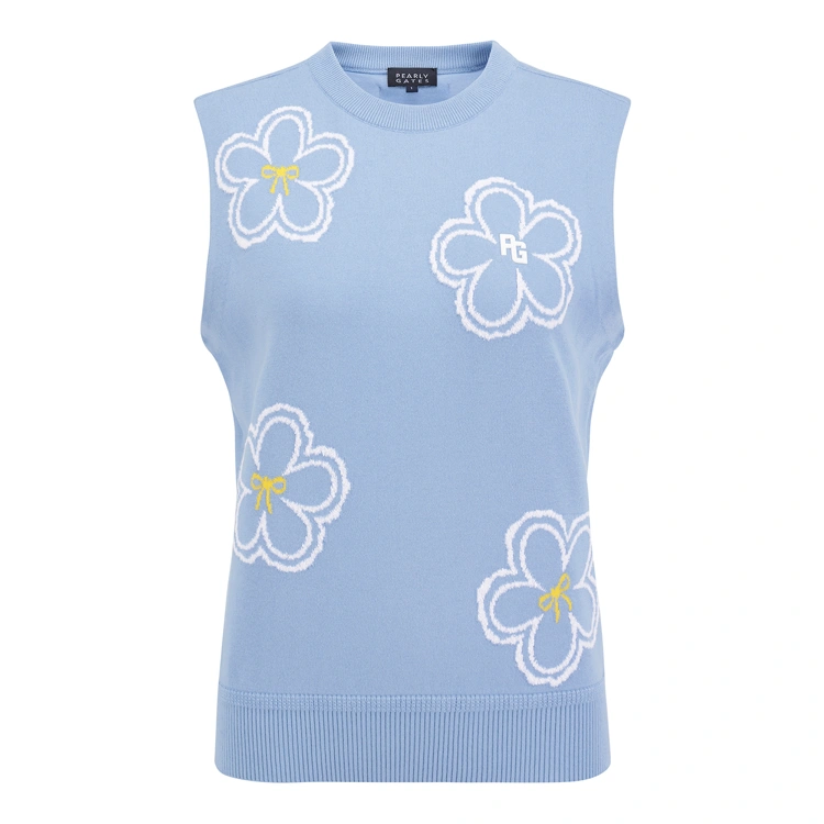 Áo vest golf nữ — Pearly Gates (Xanh dương) | Seoul Golf Fashion