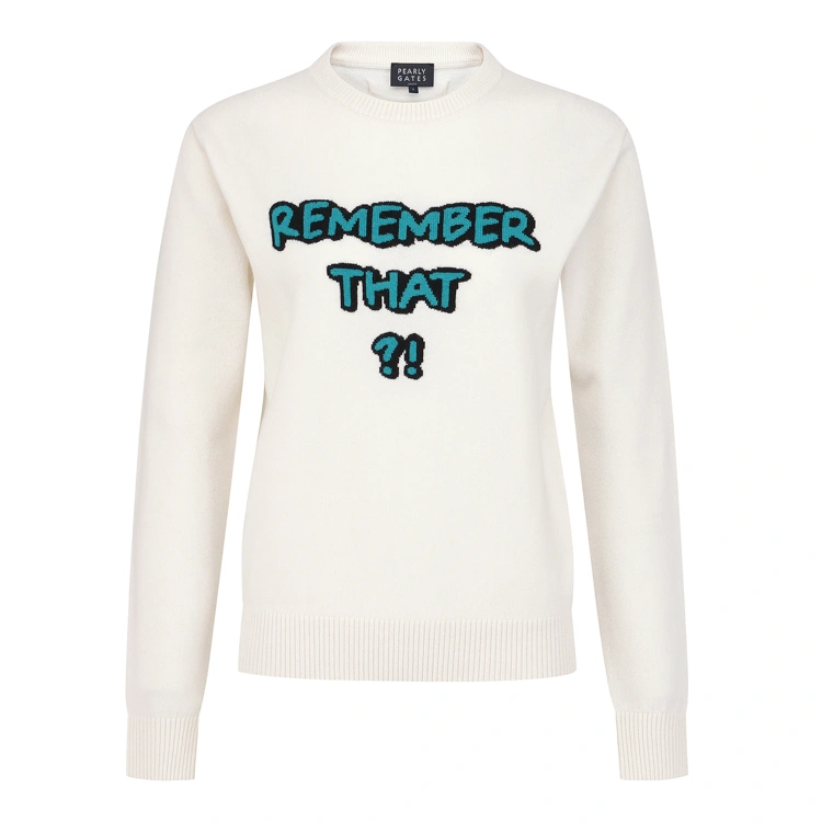 Áo knit golf nữ — Pearly Gates (Trắng) | Seoul Golf Fashion