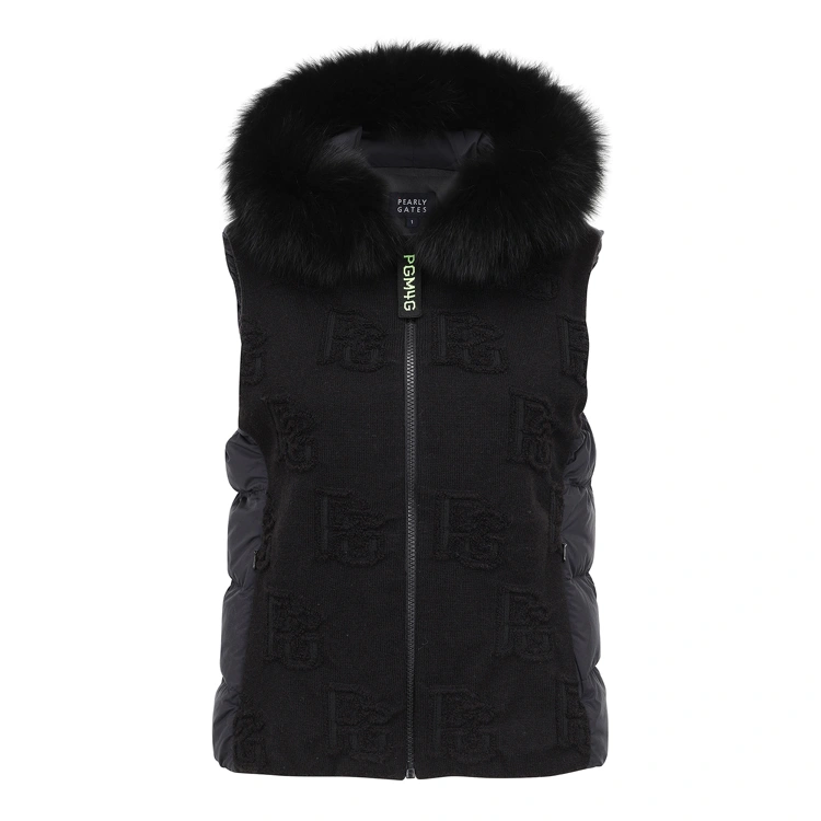 Áo vest golf nữ — Pearly Gates (Đen) | Seoul Golf Fashion