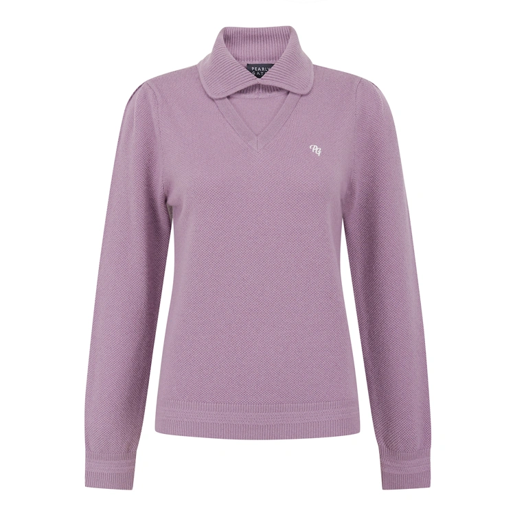 Áo knit golf nữ — Pearly Gates (Hồng) | Seoul Golf Fashion
