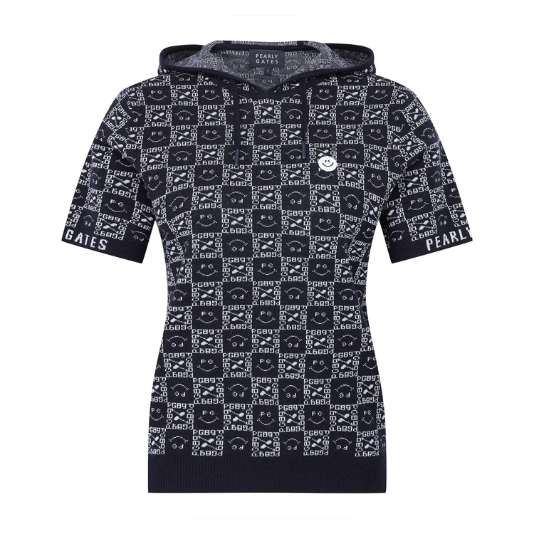 Áo knit golf nữ — Pearly Gates (Xanh navy) | Seoul Golf Fashion