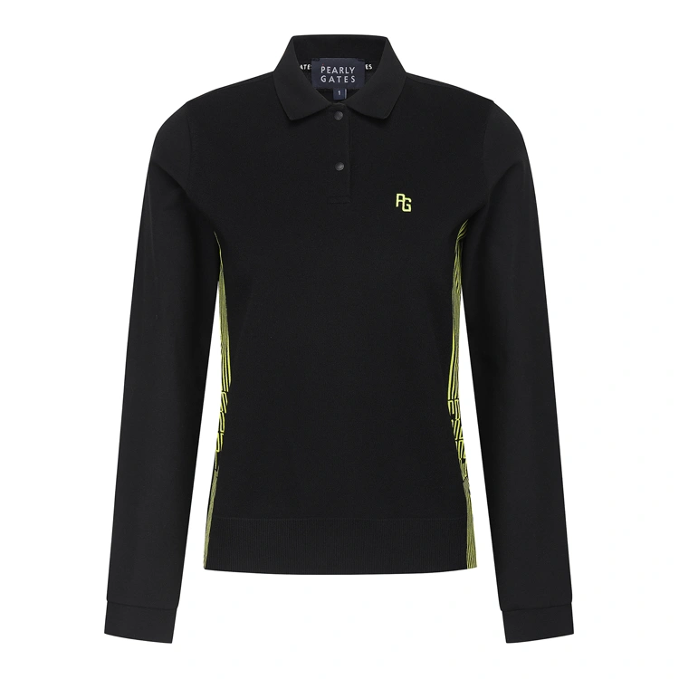Áo sơ mi golf nữ — Pearly Gates (Đen) | Seoul Golf Fashion