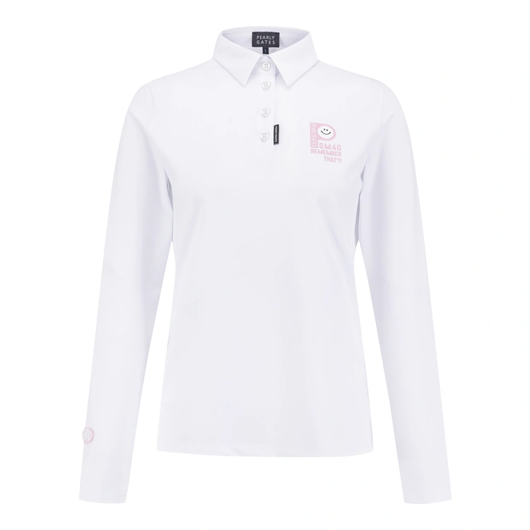 Áo sơ mi golf nữ — Pearly Gates (Trắng) | Seoul Golf Fashion