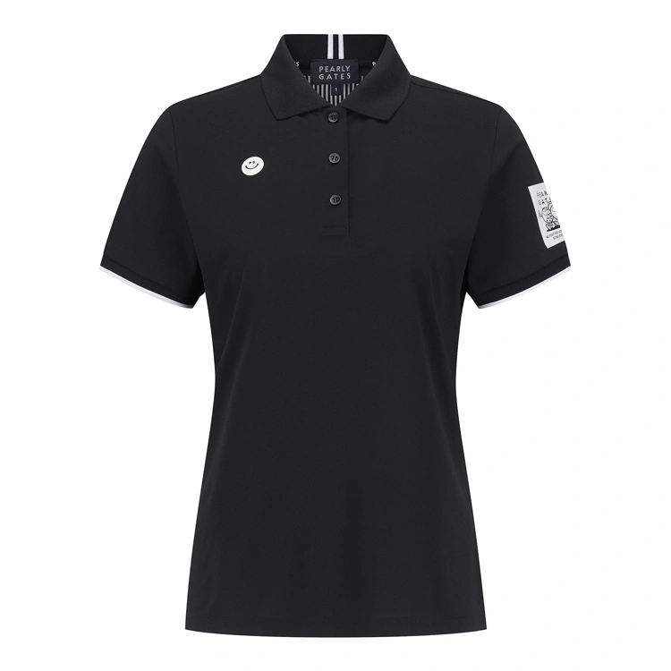 Áo golf nữ — Pearly Gates (Đen) | Seoul Golf Fashion