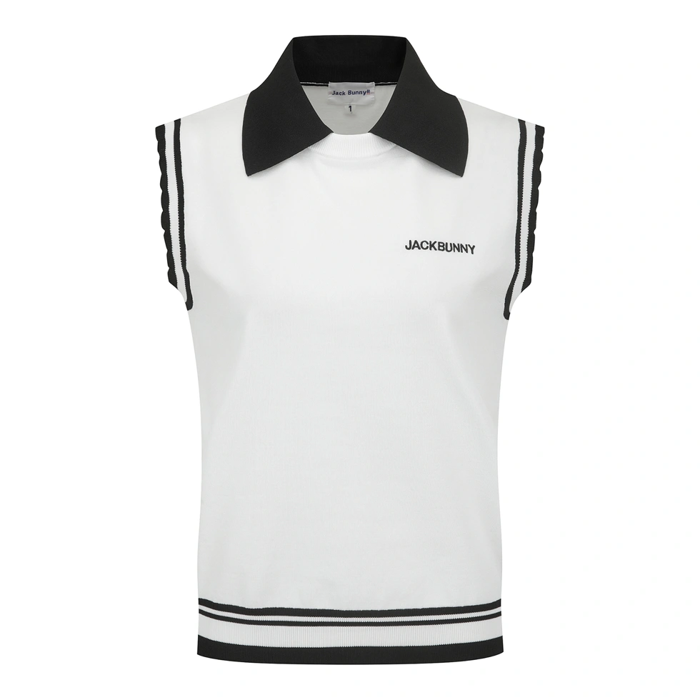 Áo vest golf nữ — Pearly Gates (Trắng) | Seoul Golf Fashion