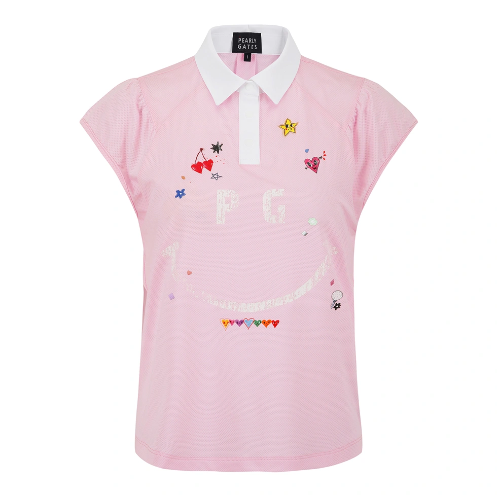 Áo golf nữ — Pearly Gates (Hồng) — Pearly Gates | Seoul Golf Fashion