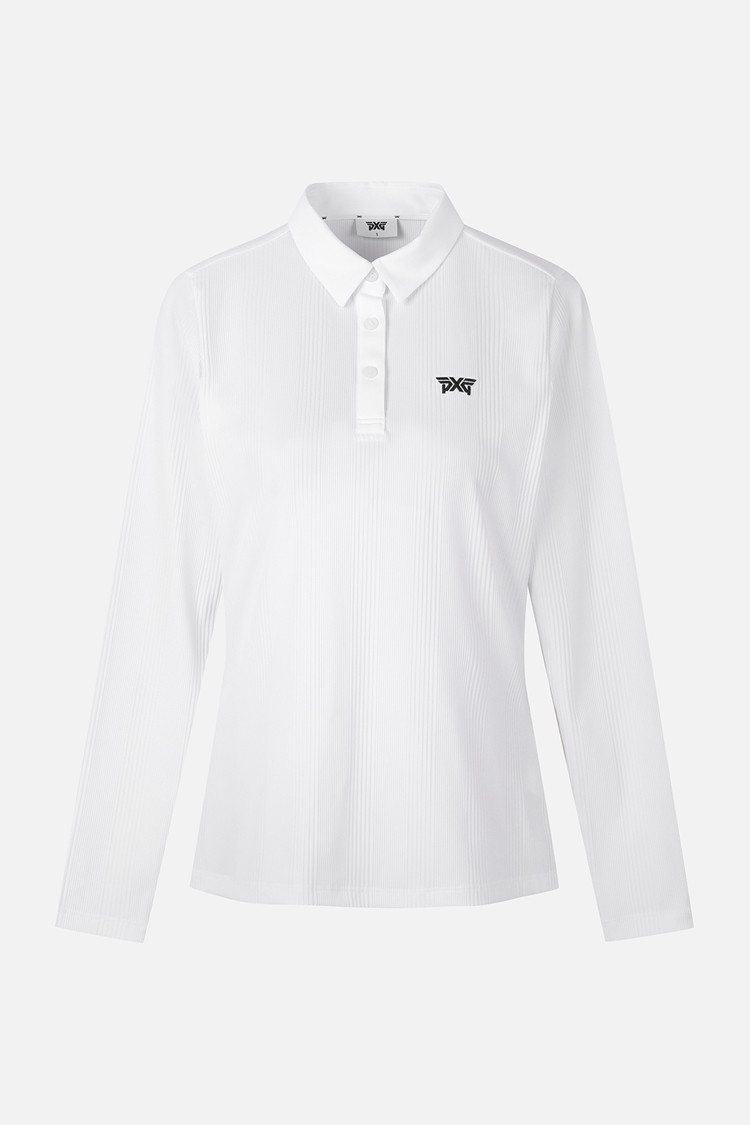 Áo sơ mi dài tay cổ cài cúc dành cho nữ — PXG | Seoul Golf Fashion