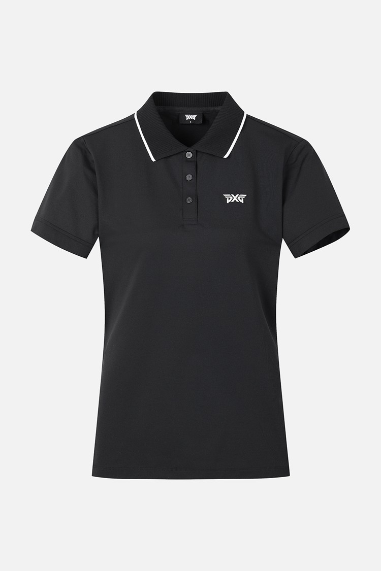 Áo sơ mi ngắn tay cổ bẻ cơ bản dành cho nữ — PXG | Seoul Golf Fashion