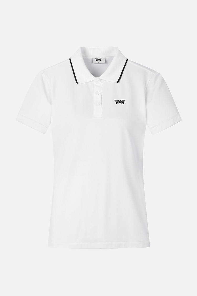 Áo sơ mi ngắn tay cổ bẻ cơ bản dành cho nữ — PXG | Seoul Golf Fashion