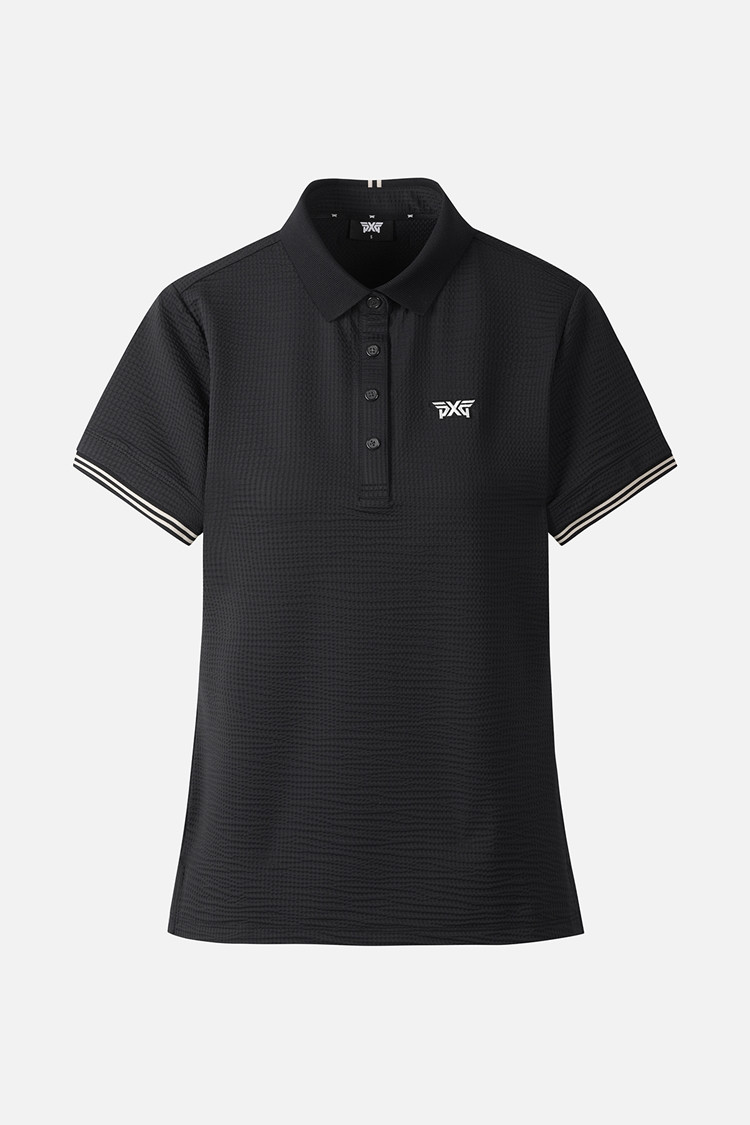 Áo ngắn tay cổ họa tiết mới dành cho nữ — PXG | Seoul Golf Fashion