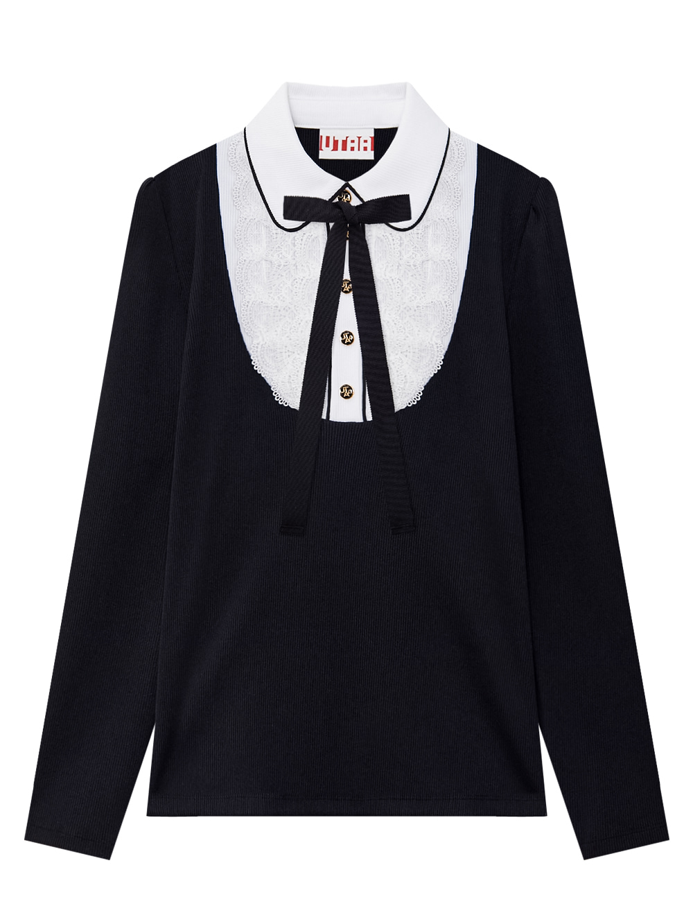 Tay áo PK ren đục lỗ Lily — UTAA Shirt