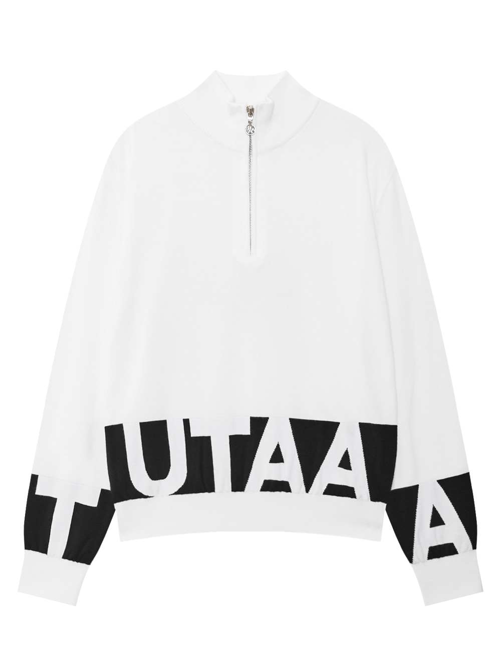Áo thun cổ kéo nửa thân Signal Monoblock Logo — UTAA Knit