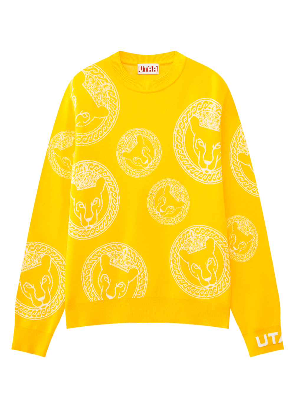Áo len dệt kim họa tiết báo đốm Utah Ring Panther — UTAA Knit