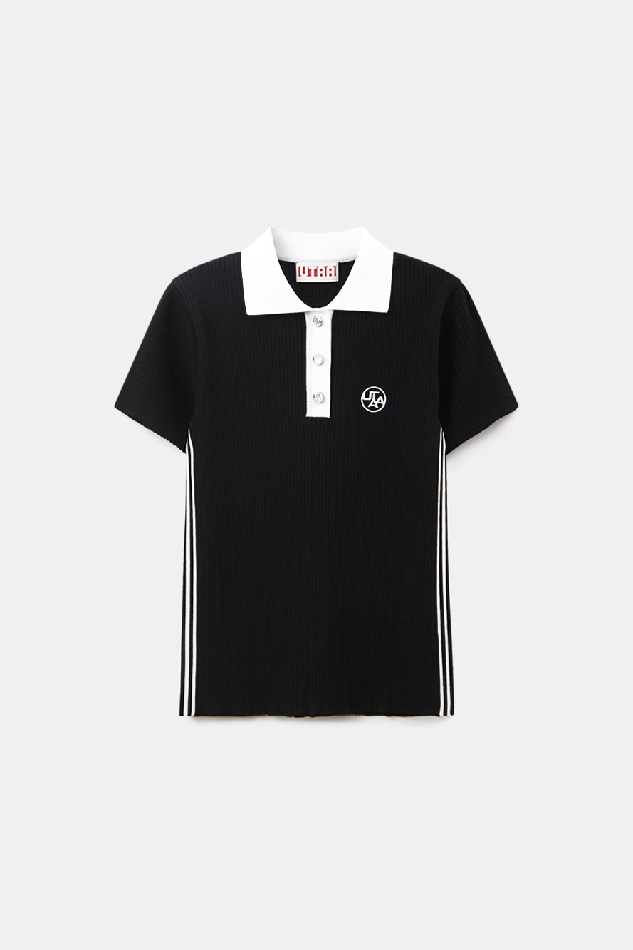 Áo thun dệt kim kẻ sọc Utah Lane PK — UTAA T-Shirt