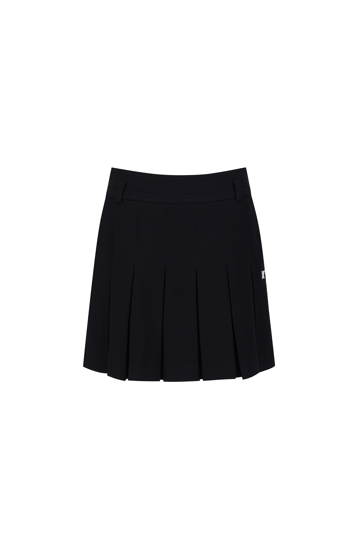 WOMEN WI BRUSHED FLEECE PLEATED SKIRT_BK — Anew Skirt