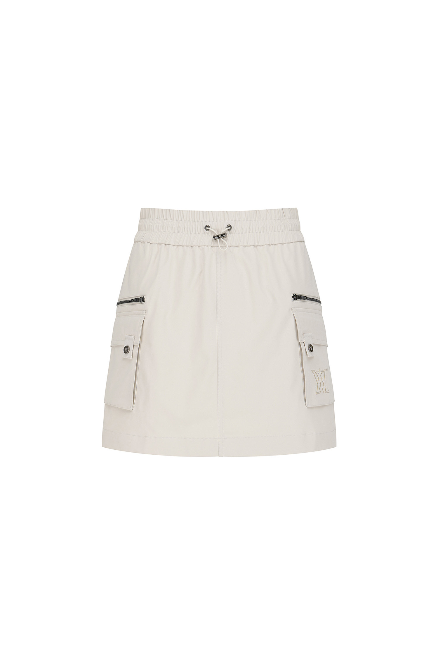 WOMEN FA BANDED CARGO A LINE SKIRT_LE — Anew Skirt