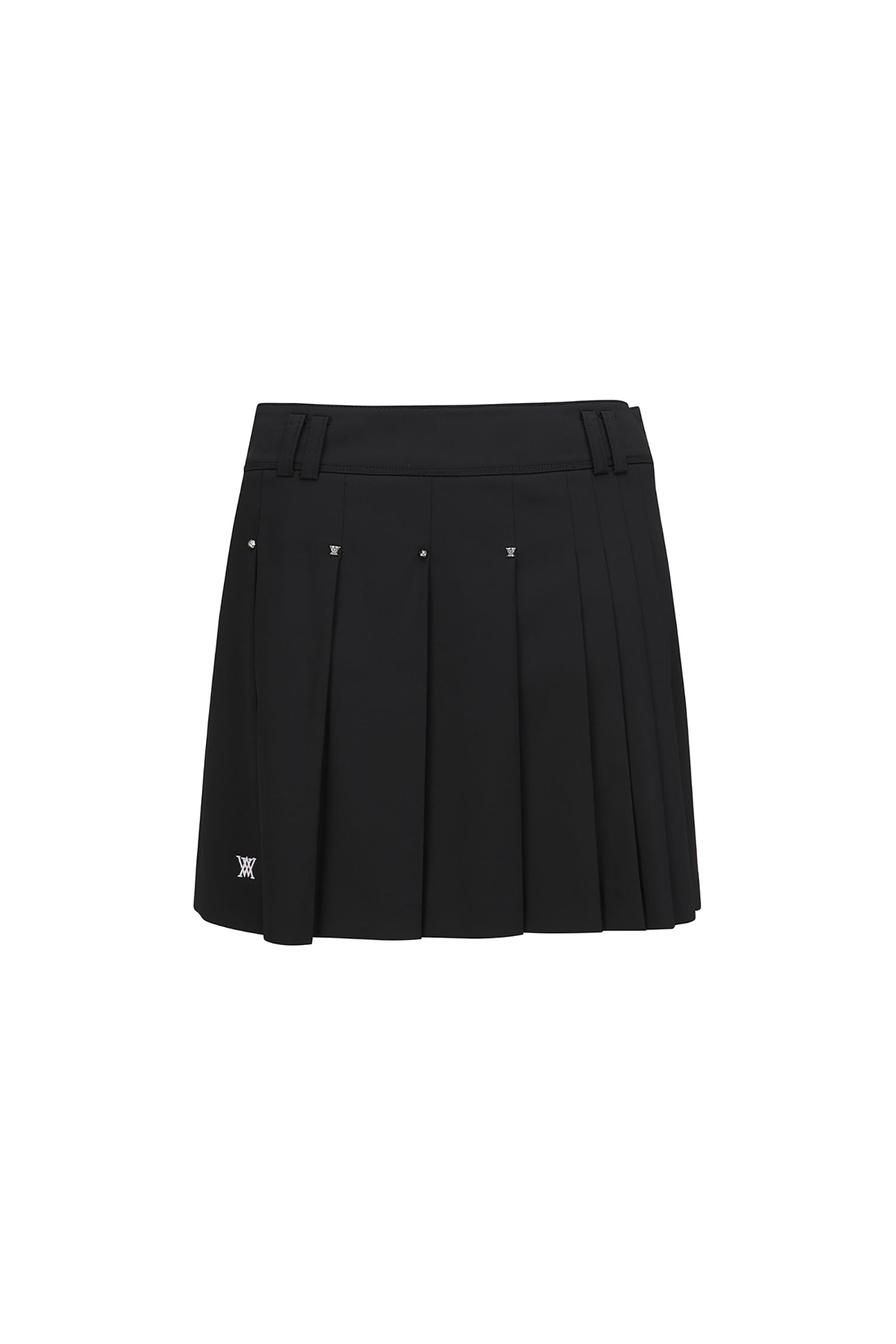 WOMEN SP ESSENTIAL PLEATED SKIRT_BK — Anew Skirt