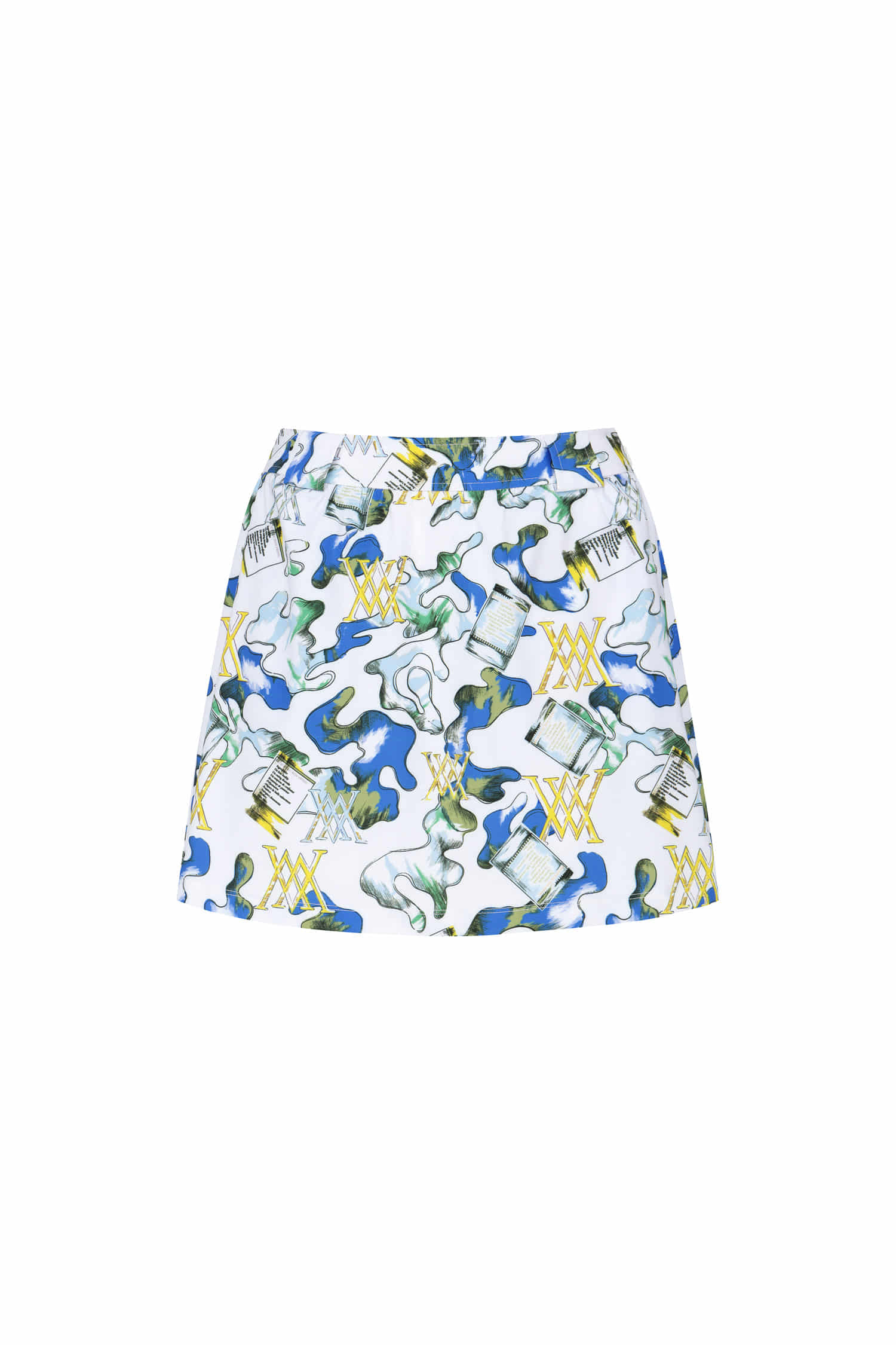 Váy golf nữ họa tiết trừu tượng dáng chữ A — Anew | Seoul Golf Fashion