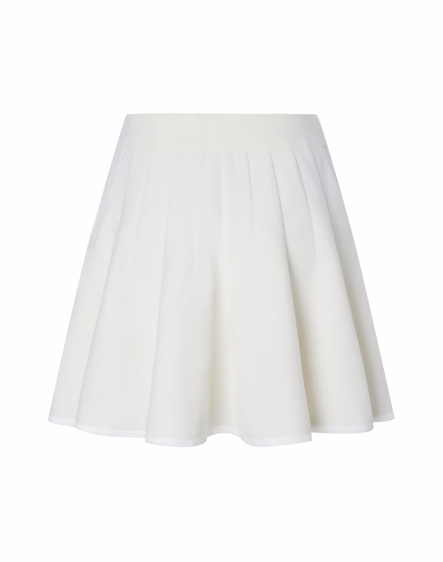 Chân váy xòe mùa đông màu ngà voi dành cho nữ, chất liệu giống len. — Hazzys Skirt