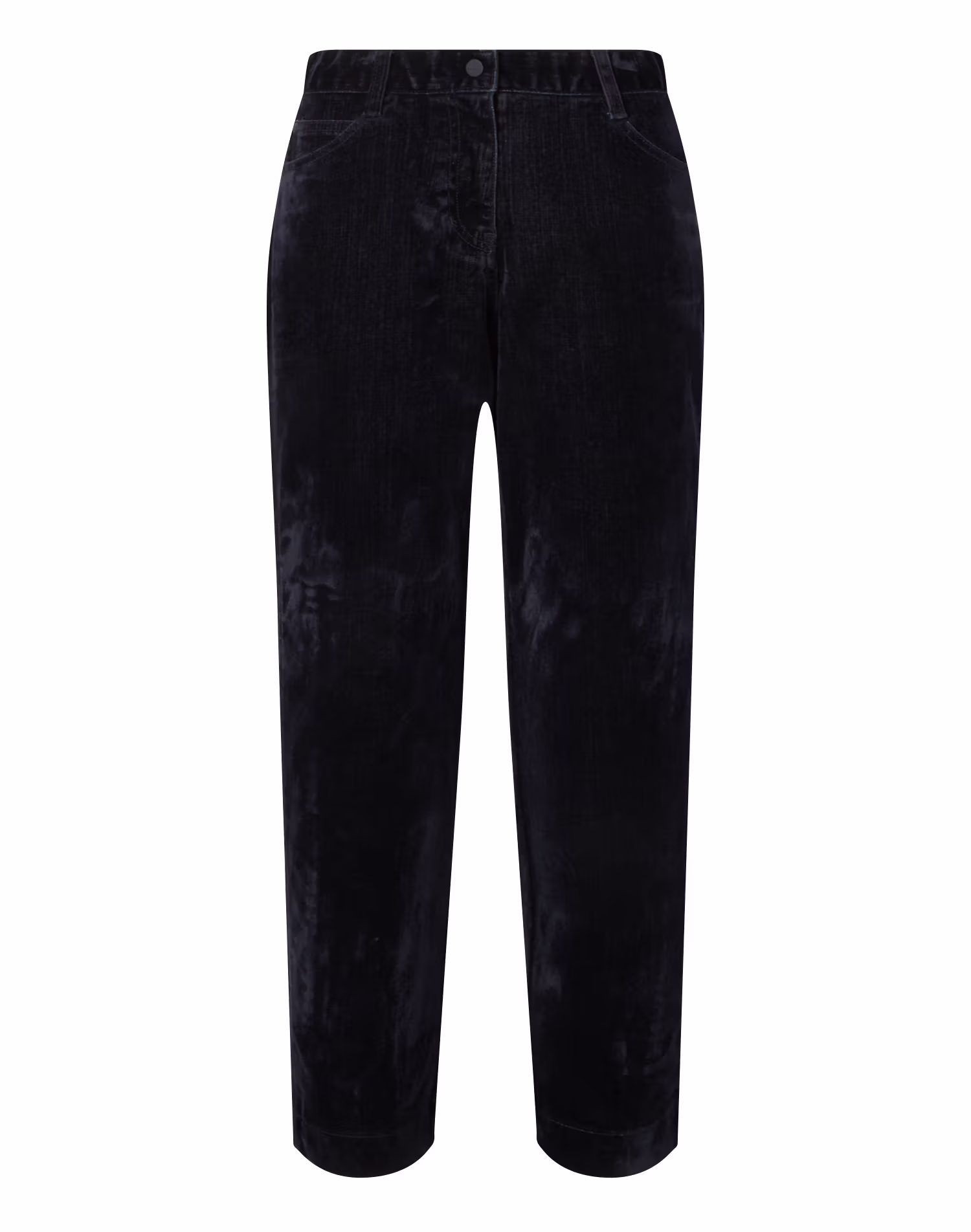 Quần nhung giả denim màu xanh hải quân dành cho nữ — Hazzys | Seoul Golf Fashion