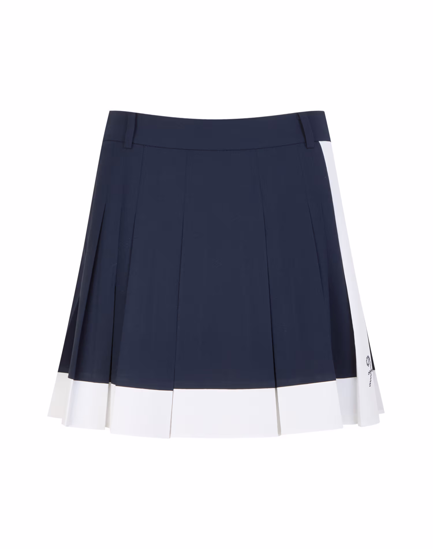 váy xếp ly màu xanh hải quân dành cho nữ — Hazzys | Seoul Golf Fashion