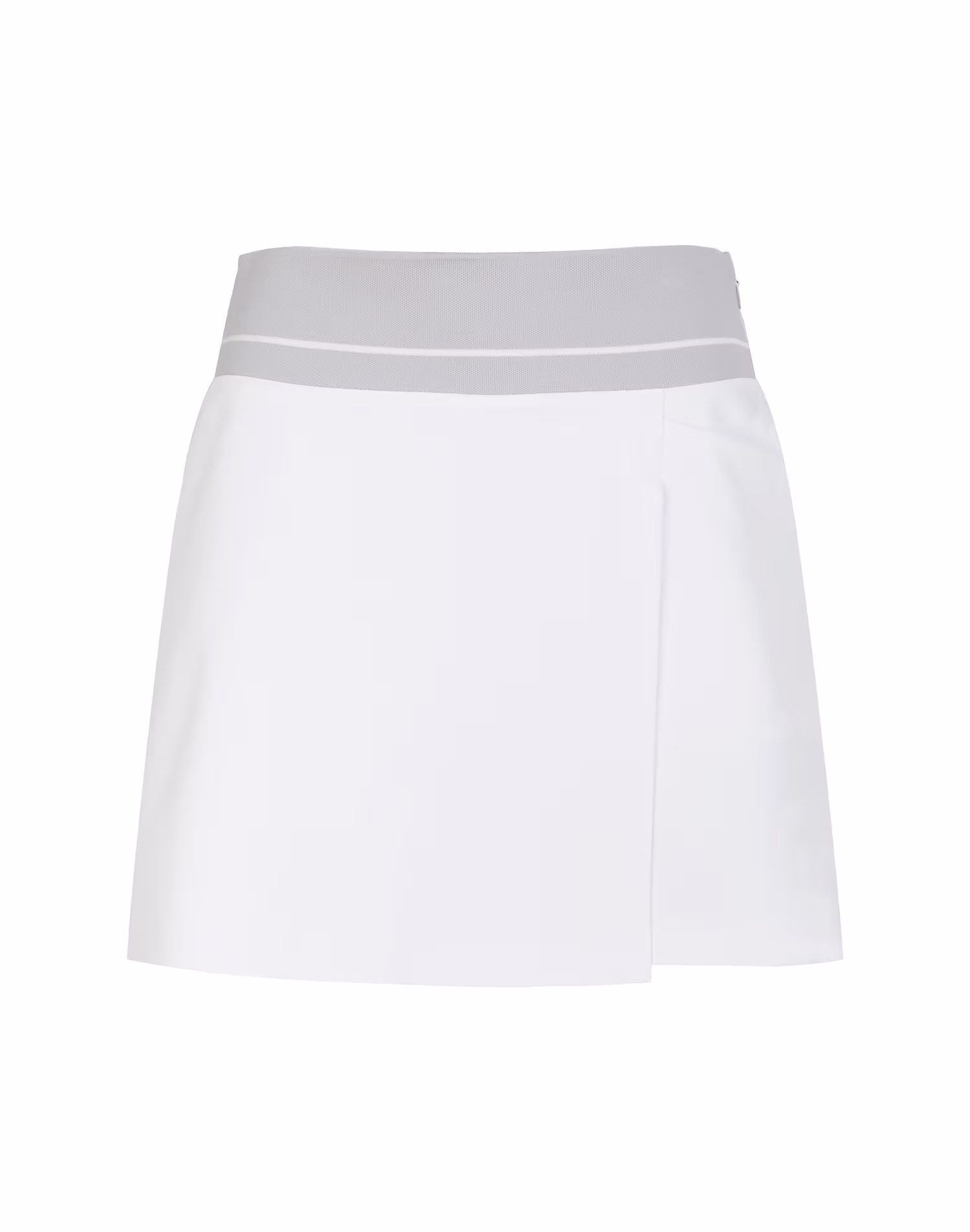 Váy xếp ly kiểu quấn màu trắng dành cho nữ — Hazzys | Seoul Golf Fashion