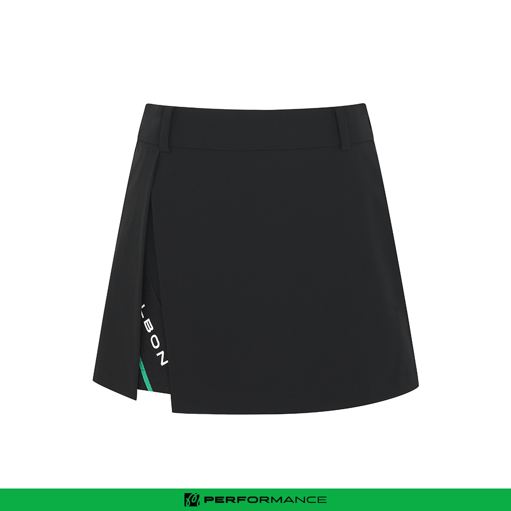Váy short thể thao Performance màu đen — Malbon | Seoul Golf Fashion