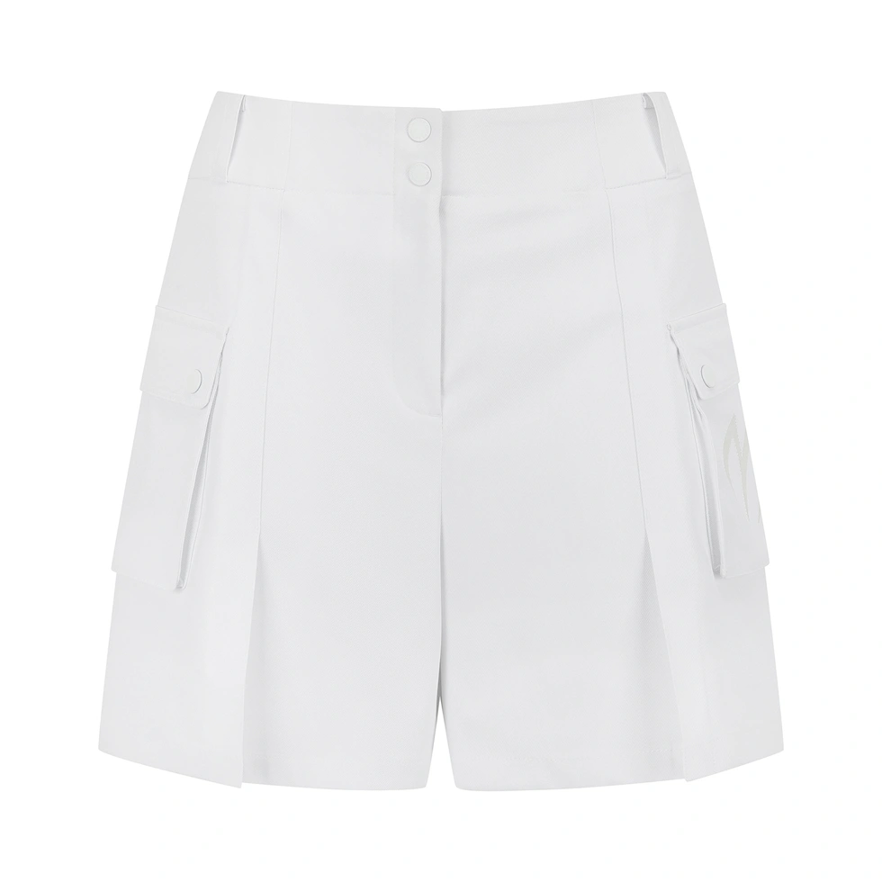 Quần short golf nữ — Master Bunny Edition (Trắng) | Seoul Golf Fashion