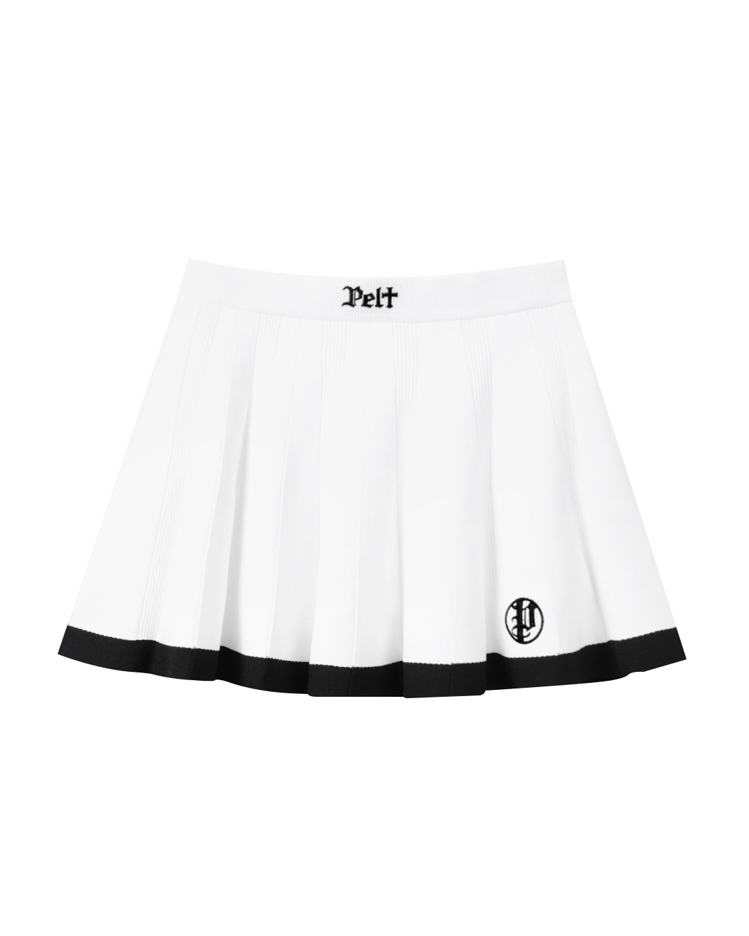 Váy dệt kim dáng xòe chữ P bằng vải nỉ, có que tròn. | Seoul Golf Fashion