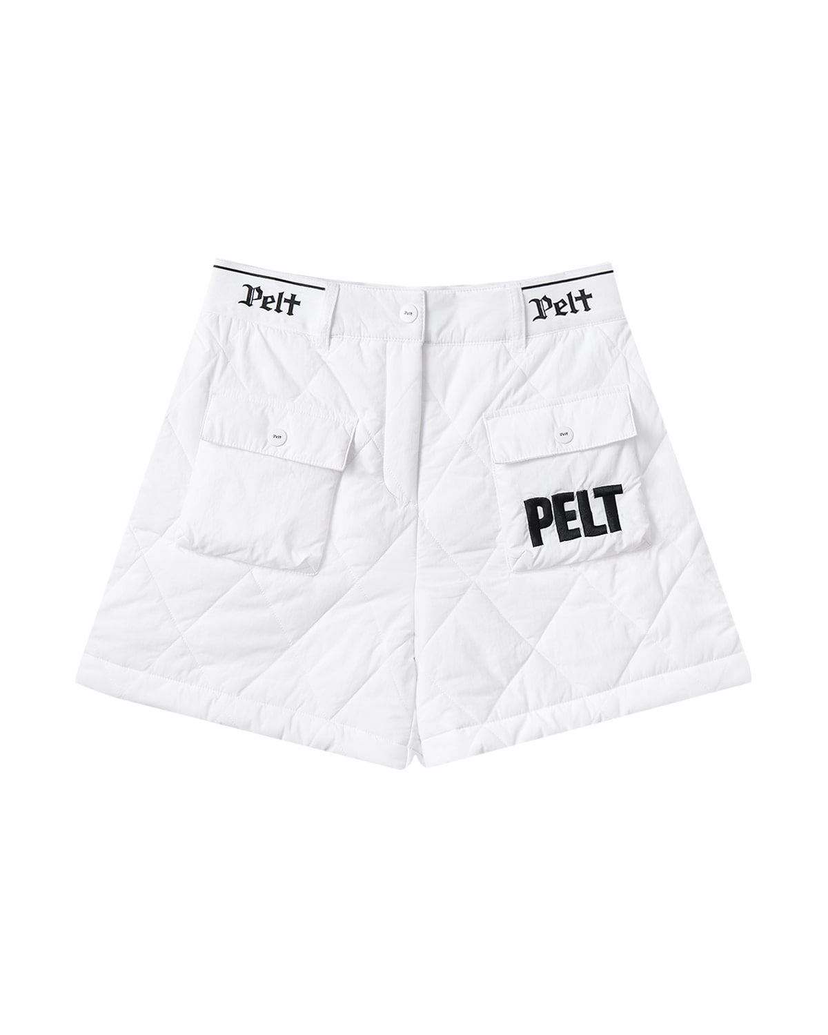 Quần short lông ngỗng họa tiết chần bông | Seoul Golf Fashion