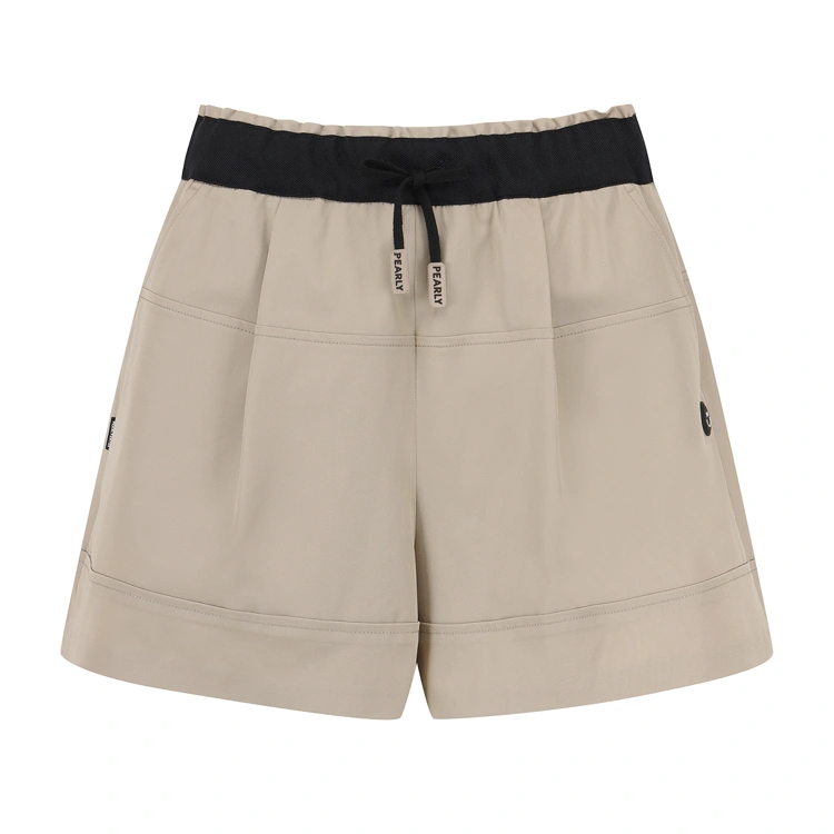Quần short golf nữ — Pearly Gates (Be) | Seoul Golf Fashion