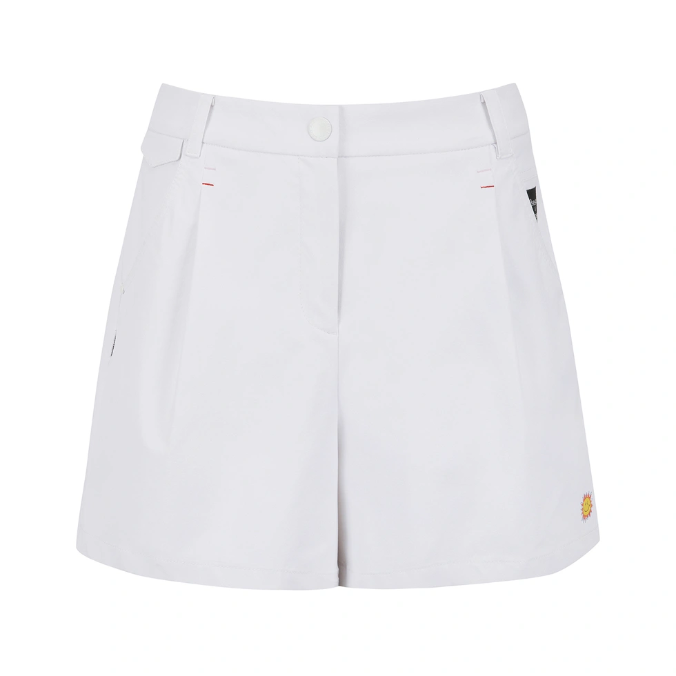 Quần short golf nữ — Pearly Gates (Trắng) — Pearly Gates | Seoul Golf Fashion