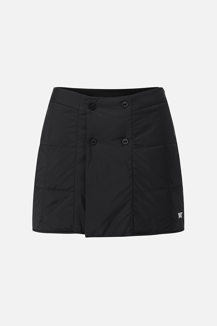 여성 겨울 패디드 레이어드 스커트 — PXG Skirt