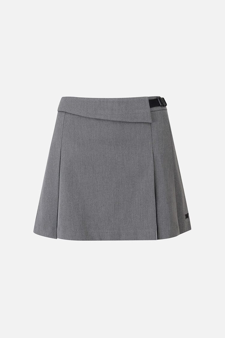 여성 하프 플리츠 스커트 — PXG Skirt